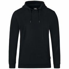 C6720-800 JAKO Sweater met kap Organic zwart